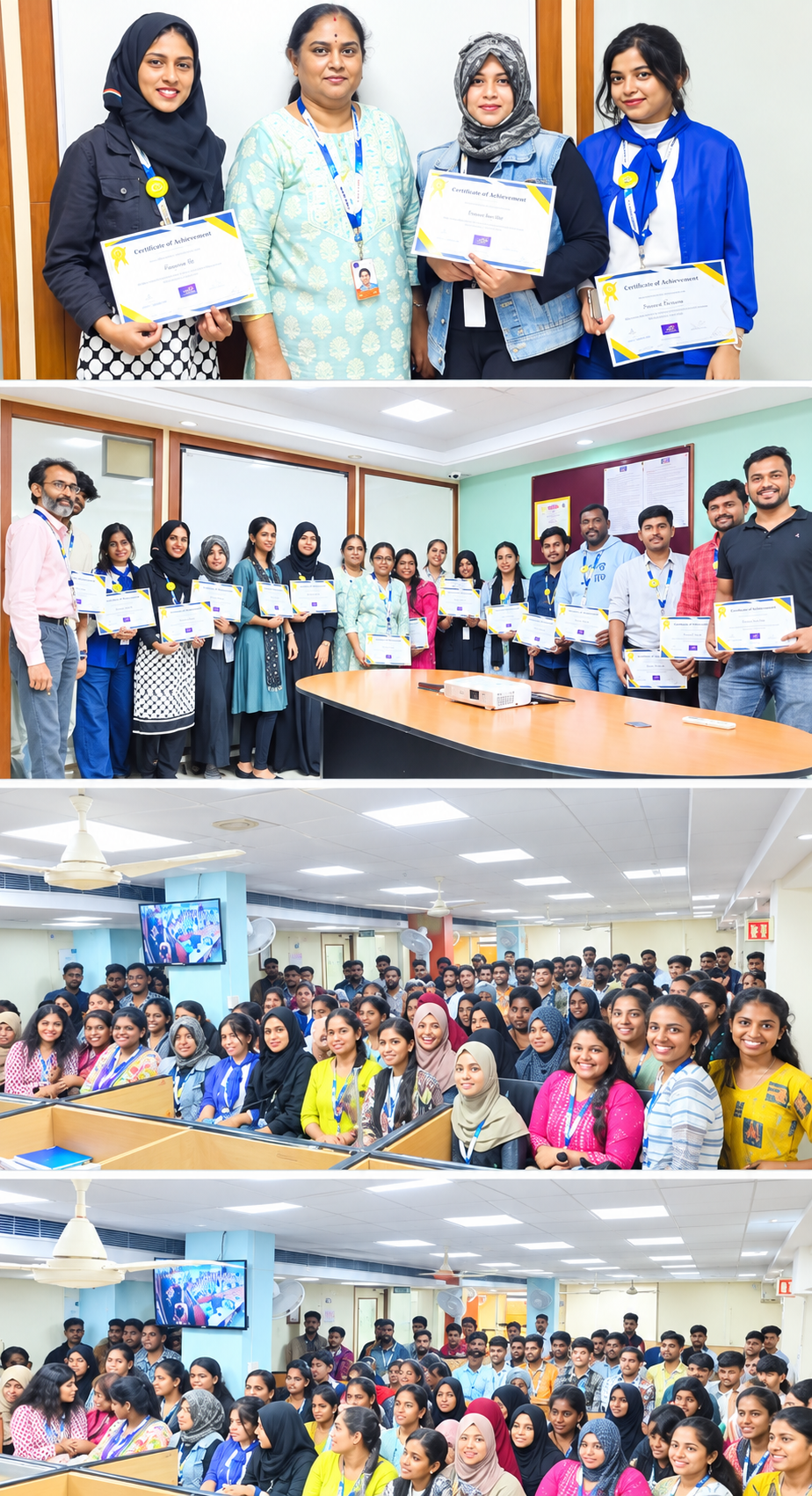 Falcon employees taking part in monthly reward and recognition programmes